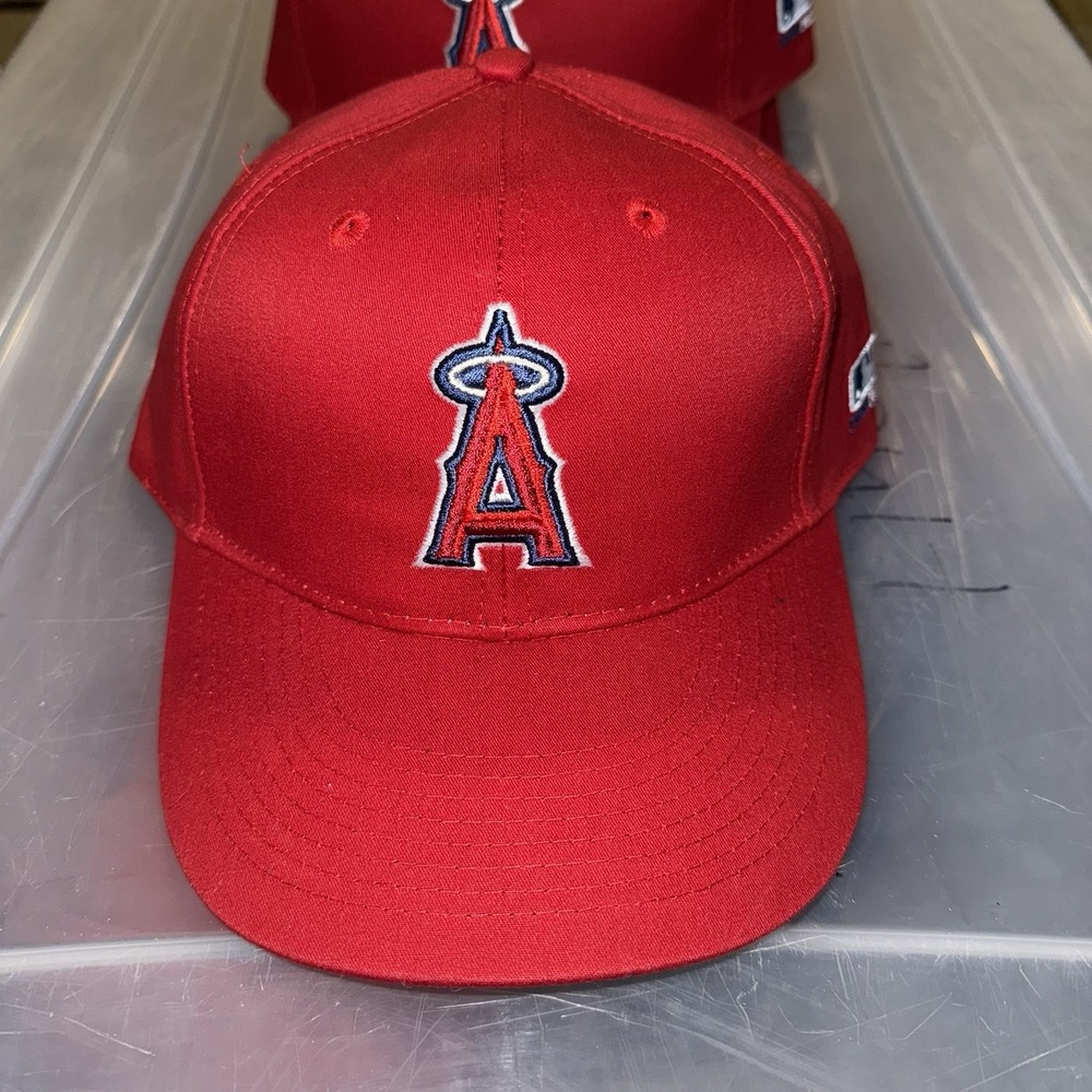 Los Angeles Angels Hat Cap Mens Strap Back Adjustable Team MLB Oc Sports NWOT